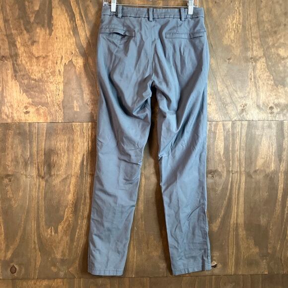 Lululemon Mens Pants Gray Commission Straight Leg Casual Stretch 28 - Picture 9 of 11
